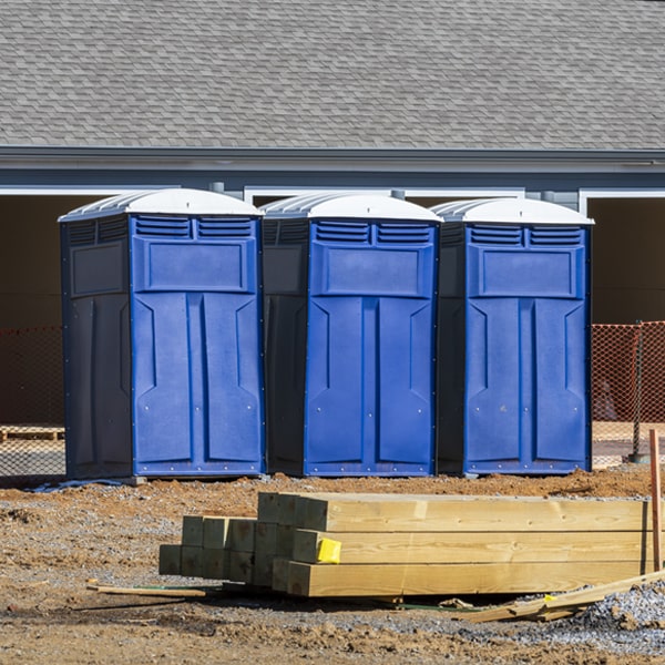 what is the cost difference between standard and deluxe portable toilet rentals in Bluegrove Texas